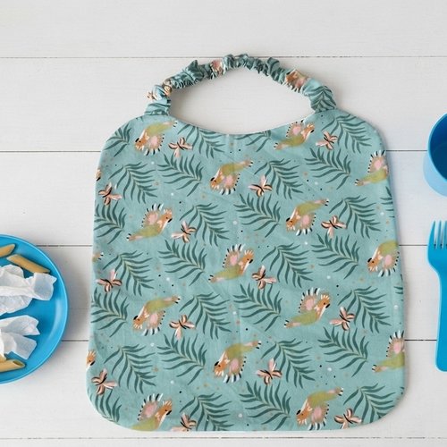 Serviette de cantine élastique coton imprimé