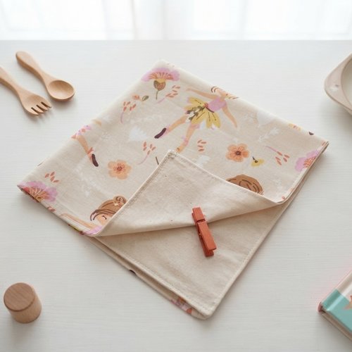 Serviette de table pour enfants motifs danseuses
