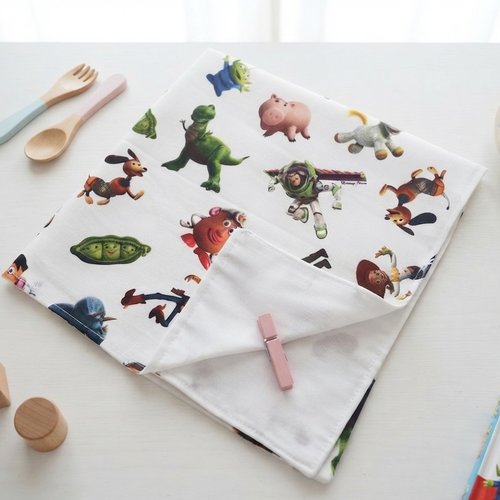 Serviette de table pour enfants motifs toy story