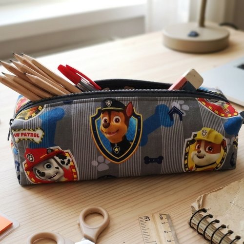 Trousse enfant pat patrouille fond gris