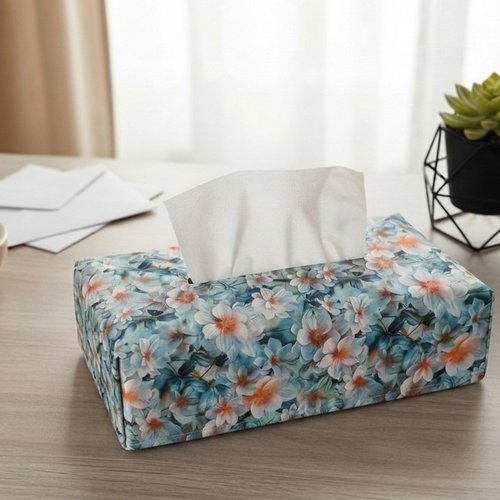 Housse pour boite à mouchoirs polyester imprimé effet 3d