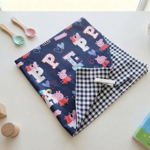 Serviette de table pour enfants peppa pig
