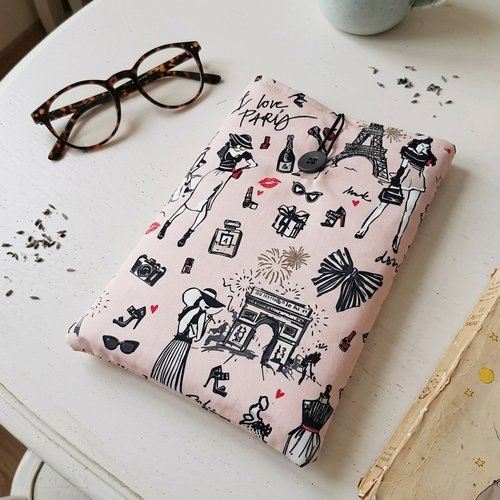 Pochette à livre coton et rembourré
