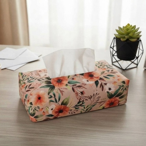 Housse pour boite à mouchoirs coton imprimé