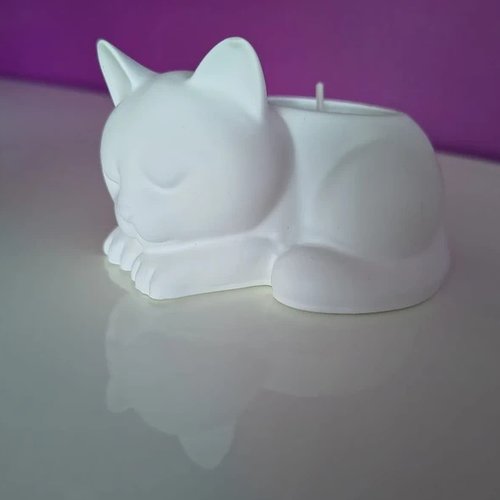 Bougeoire en forme de chat