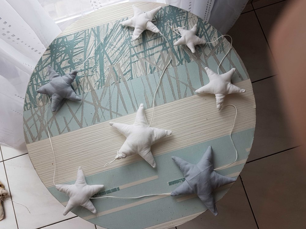 DIY déco: une guirlande d'étoiles pour une chambre d'enfant - Marie Claire