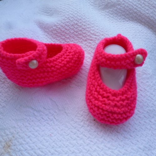 Chausson bébé fille 1 / 3 mois