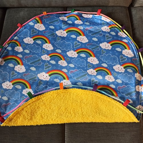 Tapis pieds au sec arc en ciel