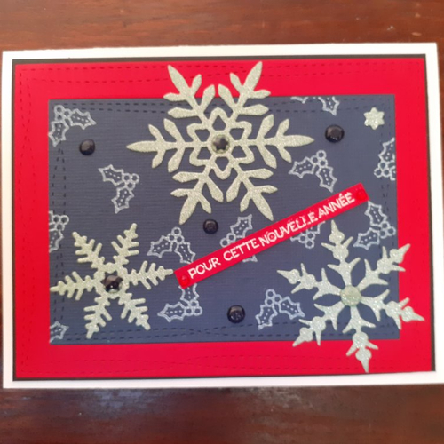 Carte de voeux fait main