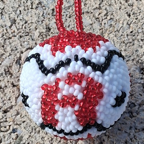 Boule alphabet en perles – lettre a personnalisable