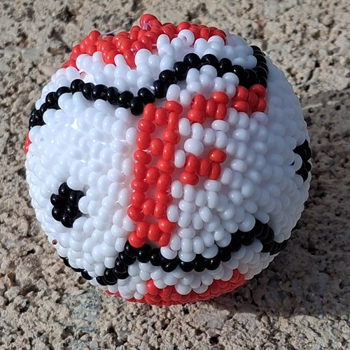 Boule alphabet en perles – lettre f personnalisable
