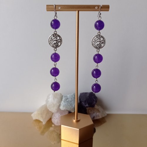 Boucles d'oreilles pendantes