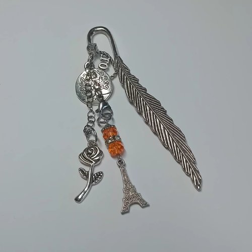 Marque-page – cristal orange