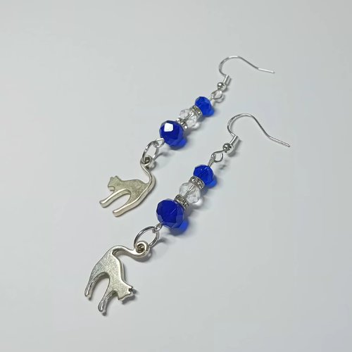 Boucles d'oreilles mon amour de chat