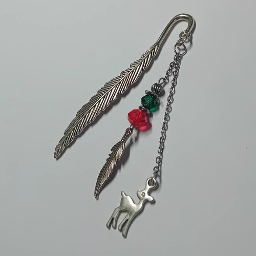 Signet marque-page bijou "arbre de vie & faon"