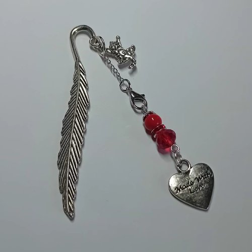 Marque page rouge passion