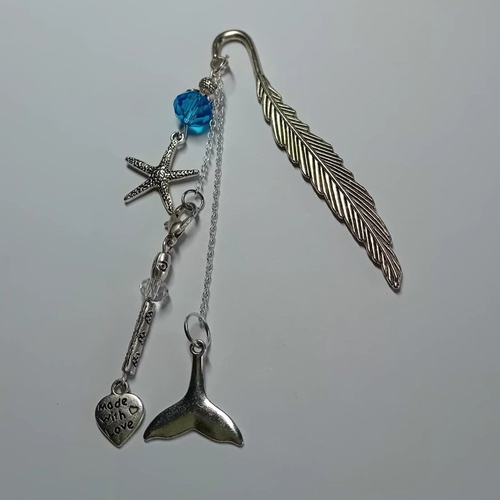 Marque page bleu d'été