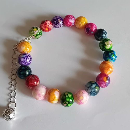 Bracelet "éclat stellaire" – bronze & cristal