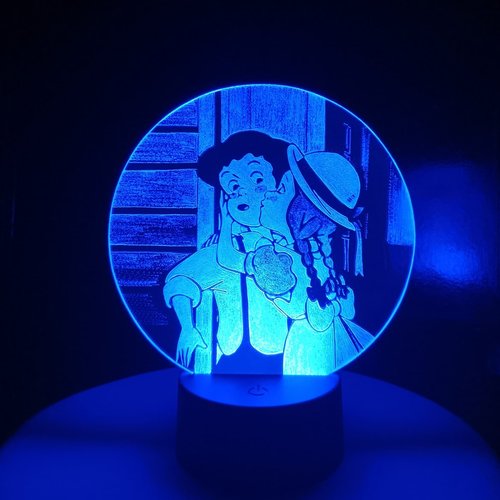 Lampe led tactile becky et tom sawyer 7 couleurs