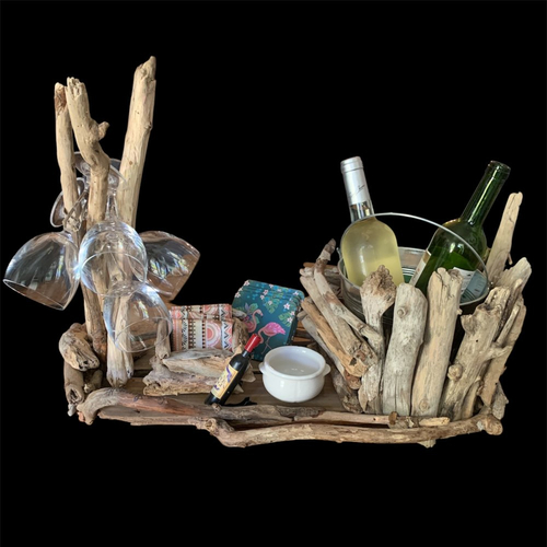 Plateau écolo en bois flotté pour apéro