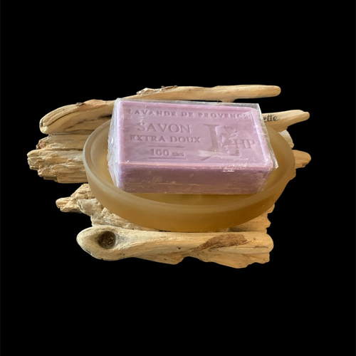 Porte savon en bois flotté et coupelle ovale