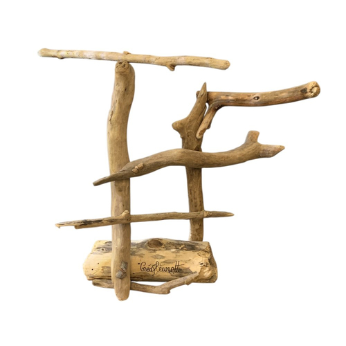 Porte bijoux, 0 déchet, en bois flotté