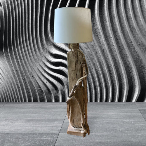 Lampe en bois flotté pour intérieur écolo