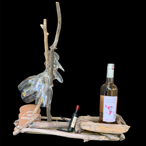 Plateau écolo en bois flotté pour un apéro entre amis