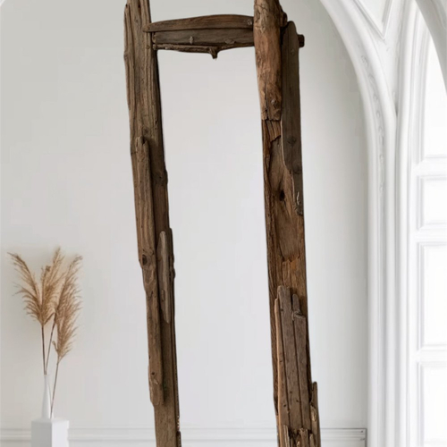 Miroir rectangulaire en bois flotté