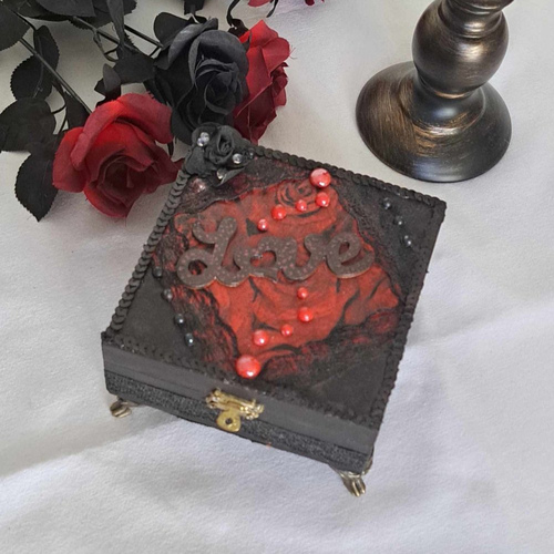 Boîte à bijoux " amour éternel"
