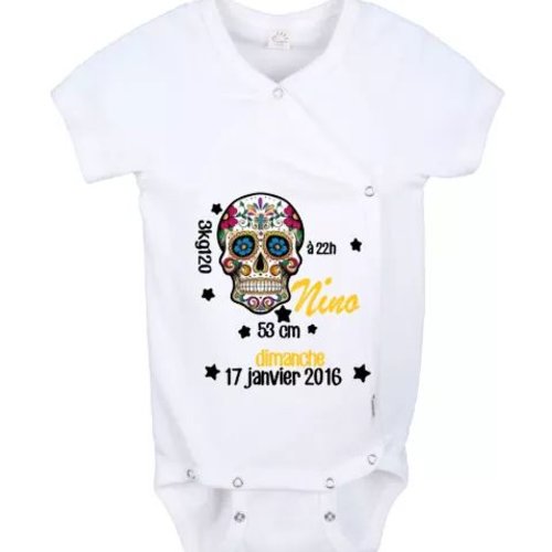 Body Manches Longues Blanc Cadeau Naissance Bebe Princesse Panda Un Grand Marche