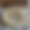 Dizainier chrétien, chapelet chrétien de poche, chapelet chrétien, rosaire chrétien, chapelet cristal beige, chapelet croix argent, cadeau