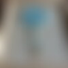 Chapelet chrétien, rosaire chrétien, chapelet perles verre, chapelet perles bleu , chapelet de protection, chapelet porte bonheur, cadeau