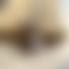 Collier avec pendentif chat chinois mauve porte bonheur, fait man , élégant et léger