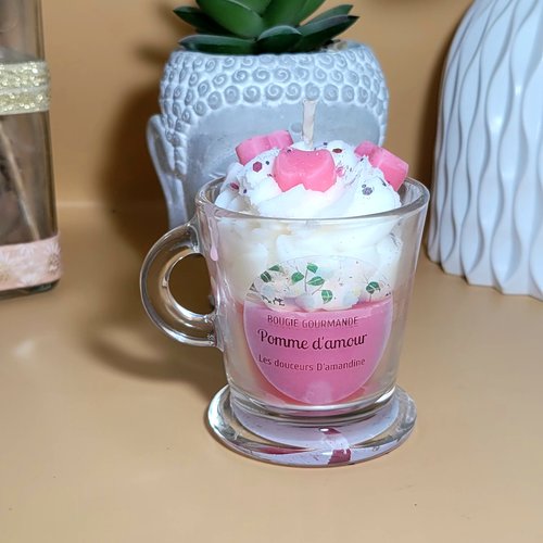 Bougies parfumées pomme d'amour