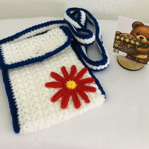 Pochette bandoulière portable, sac bandoulière cadeau unique les doudous de ghis