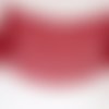 Z châle tricoté main - dentelle - alpaga et soie - rouge