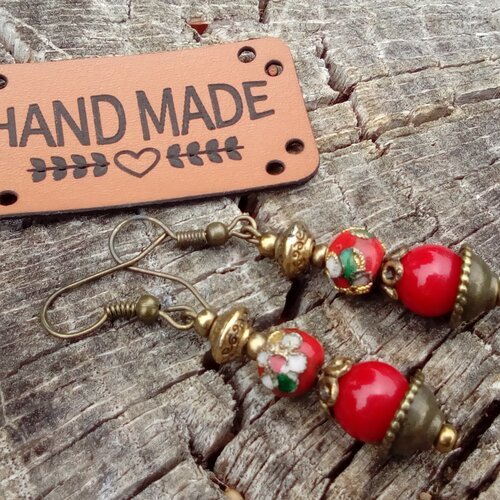 Boucles d'oreille " geisha "