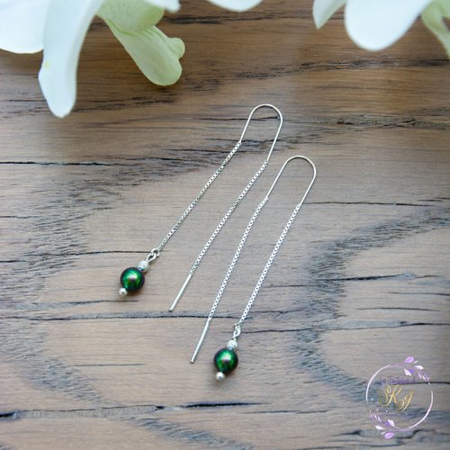 Boucles d'oreilles "oliana" code : destock50 argent 925 60 mm bijoux femme assembler mains (a704)