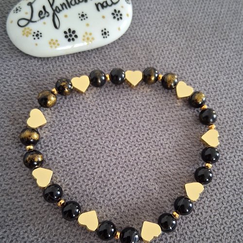 Bracelet en perles naturelles
