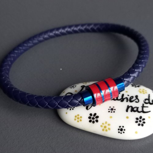 Bracelet en cuir tressé