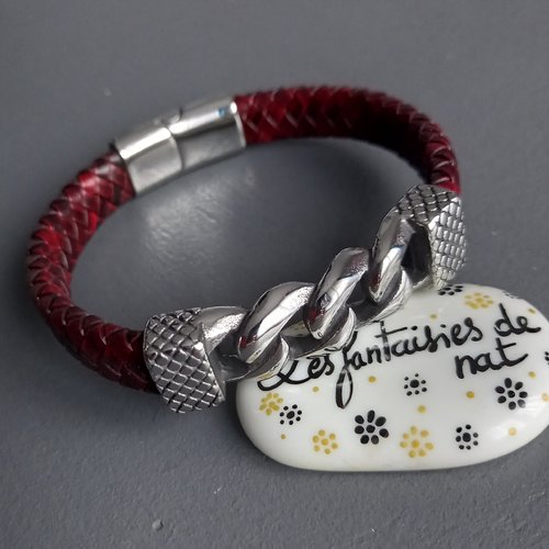 Bracelet en cuir