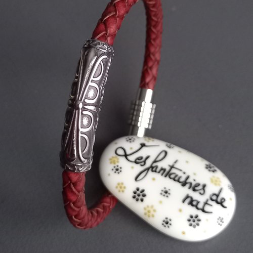 Bracelet mixte en cuir