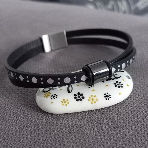 Bracelet en cuir fantaisie