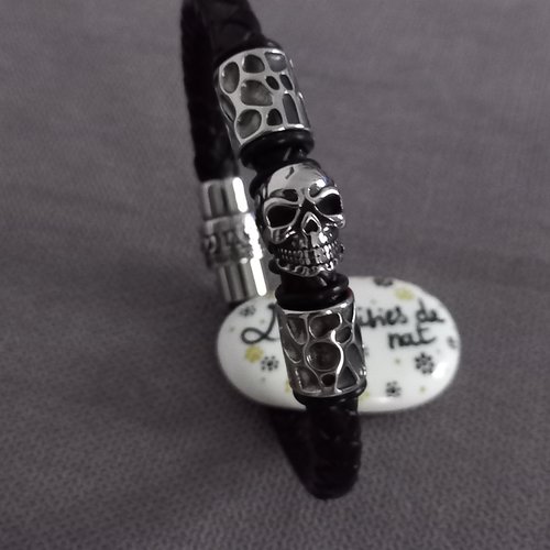 Bracelet tête de mort