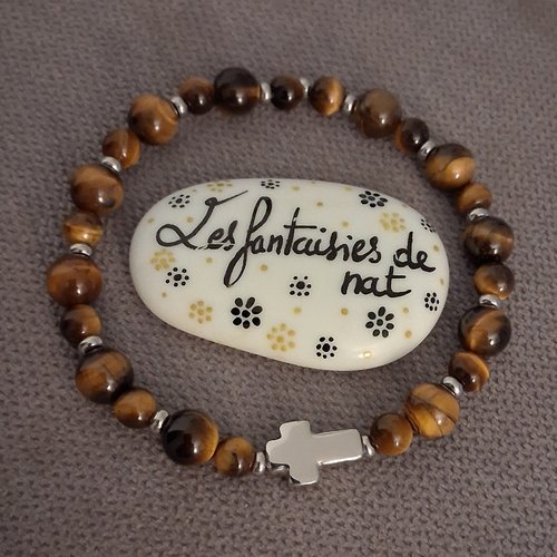 Bracelet en perles naturelles