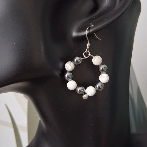 Boucles d'oreilles en perles