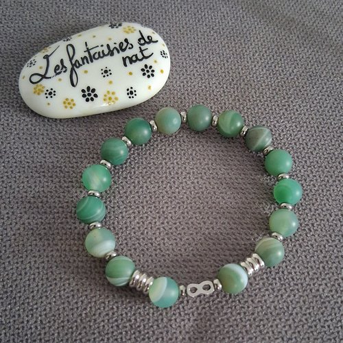 Bracelet en perles naturelles
