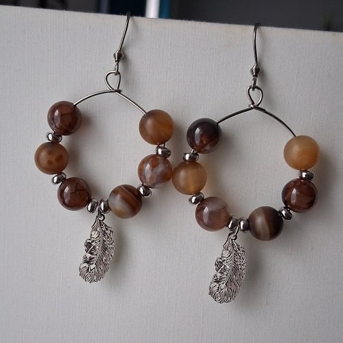 Boucles d'oreilles créoles
