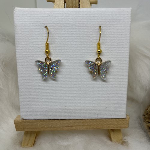 Boucles d’oreilles papillons